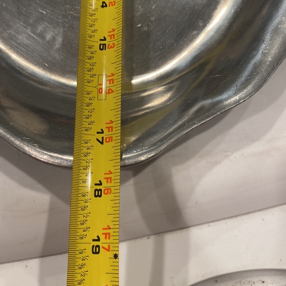 VINTAGE PEW-TA-REX 18” by 12” serving platter oval mid century - Picture 5 of 14